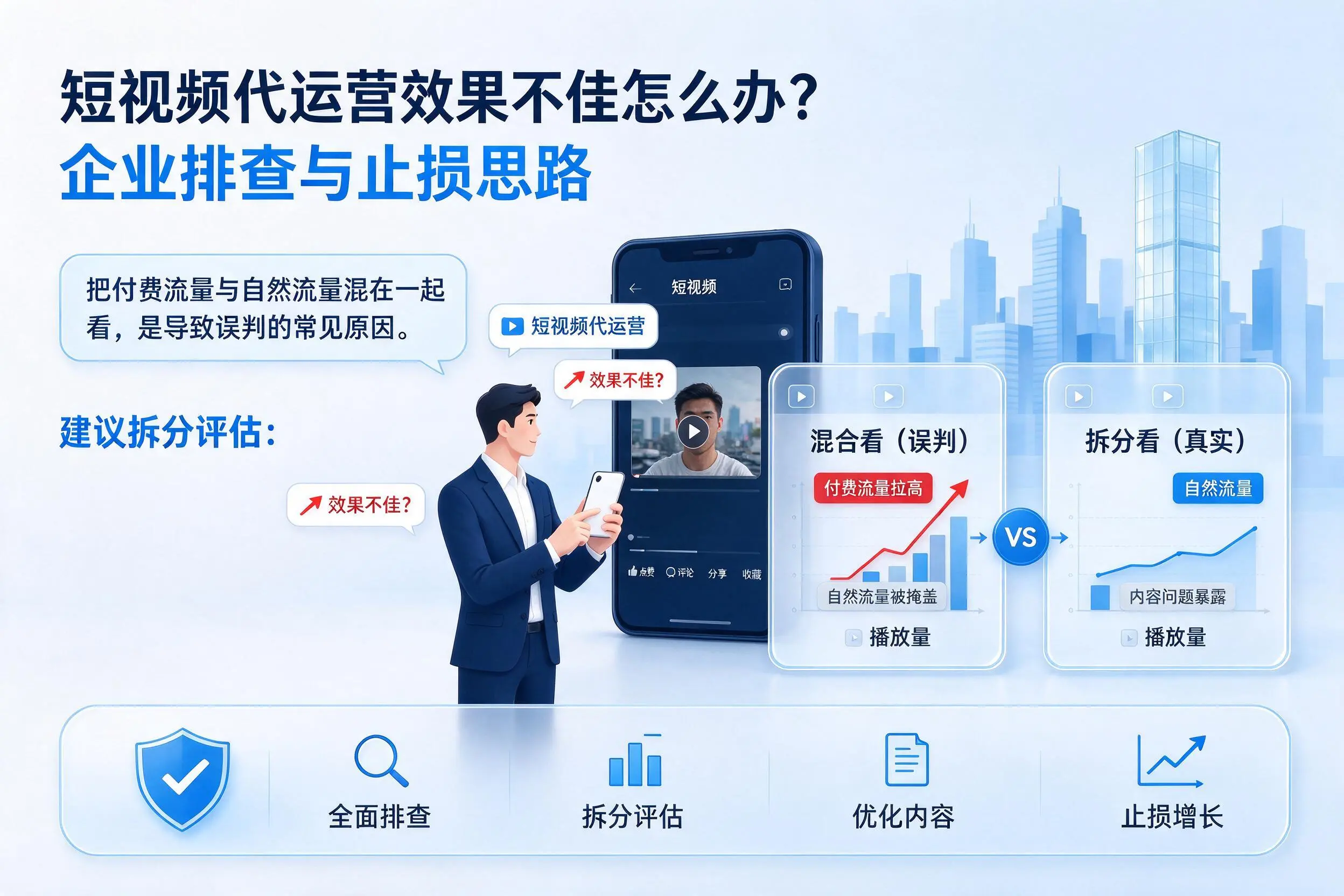 短视频代运营效果不佳怎么办?武汉企业排查与止损思路