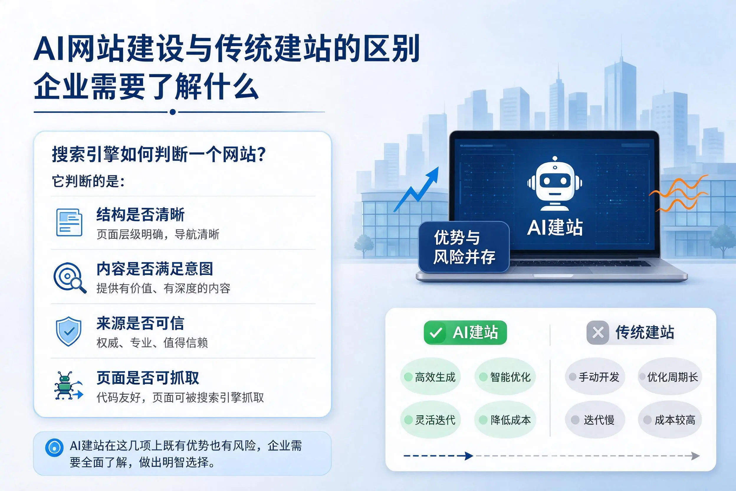 AI网站建设与传统建站的区别，武汉企业需要了解什么